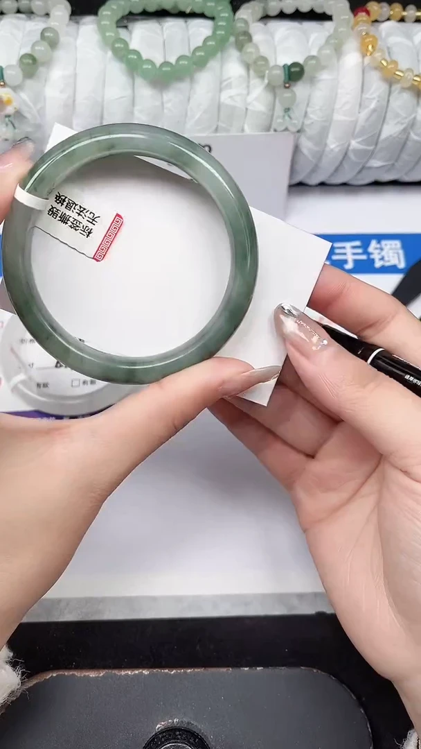 未镶嵌手镯石英质玉34-56/57