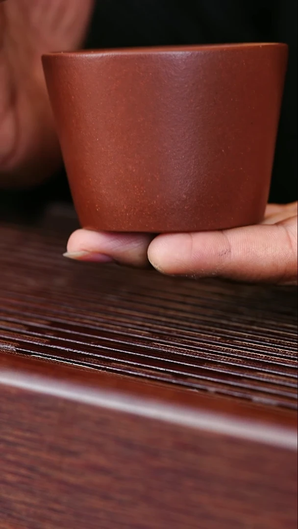 茶杯紫砂宜兴  紫砂  主人杯0017