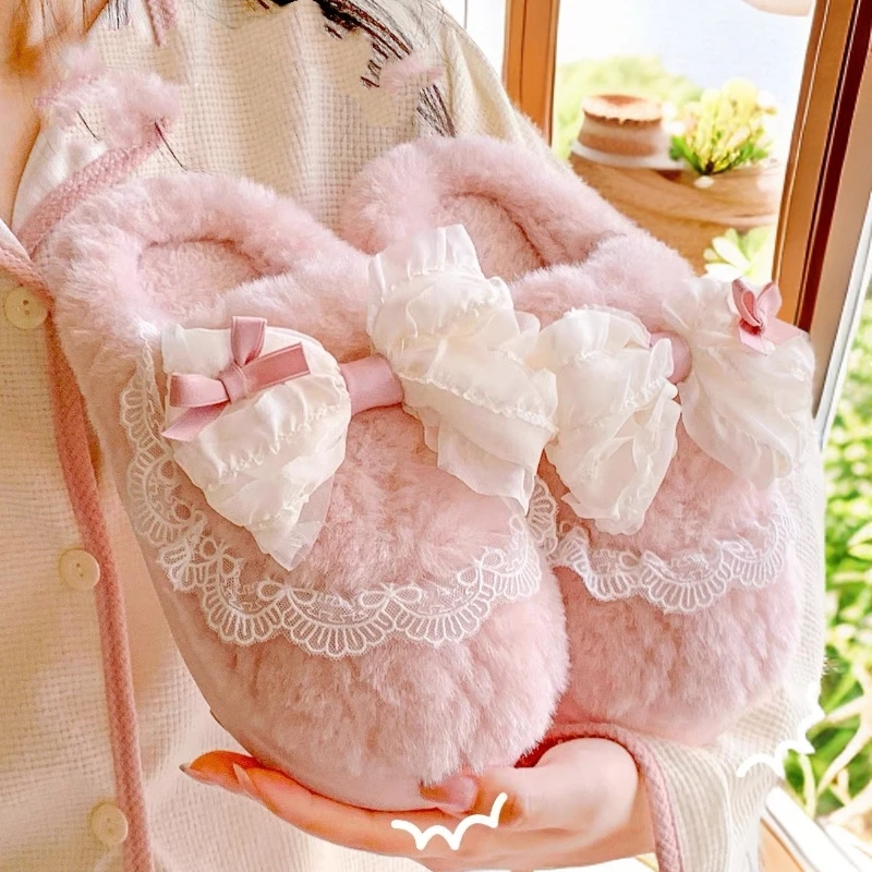 秋冬加绒棉拖鞋