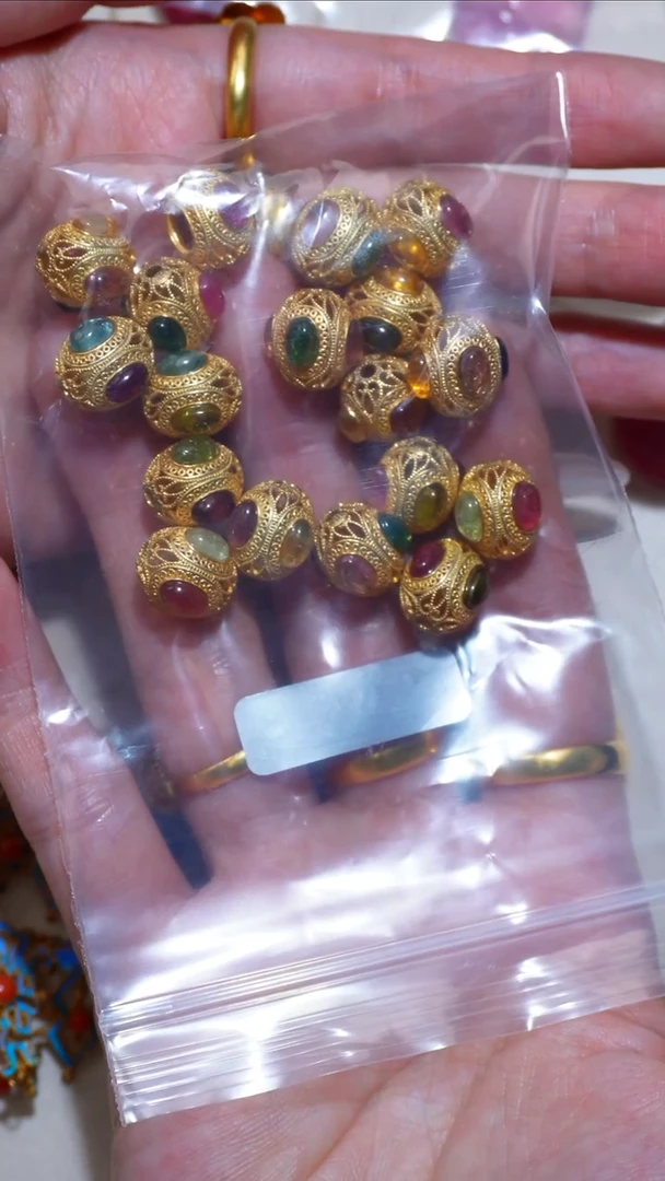 树脂薇珠子珠子18
