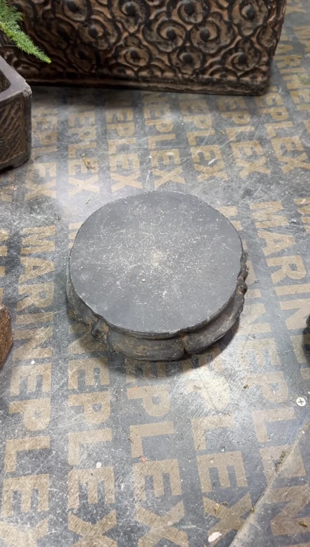 陶土【火山泥】金箍坛底座