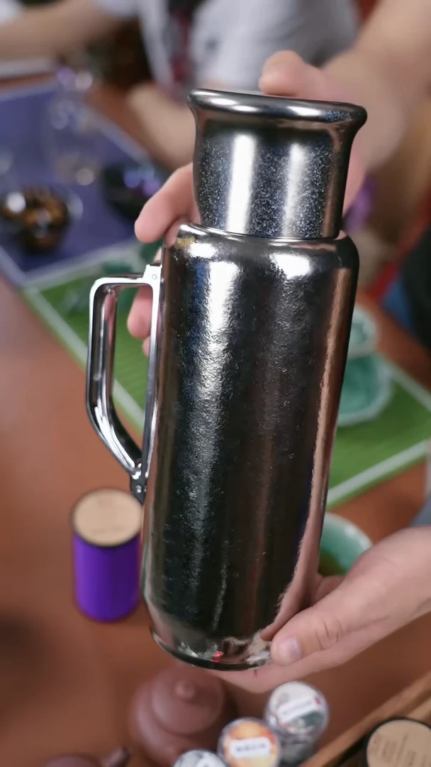 辉哥粉丝福利 咕咕叫复购+纯钛保温壶 银