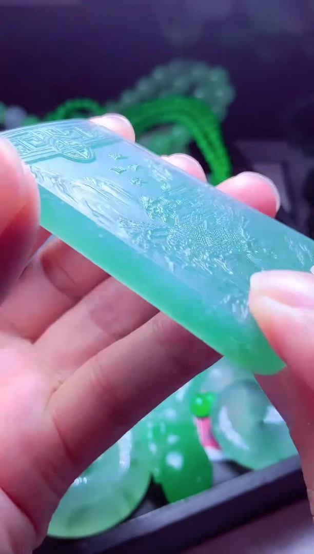 未镶嵌定制翡翠秀*#翡翠毛货定制