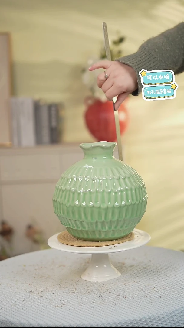 景德镇高温陶瓷花瓶摆件