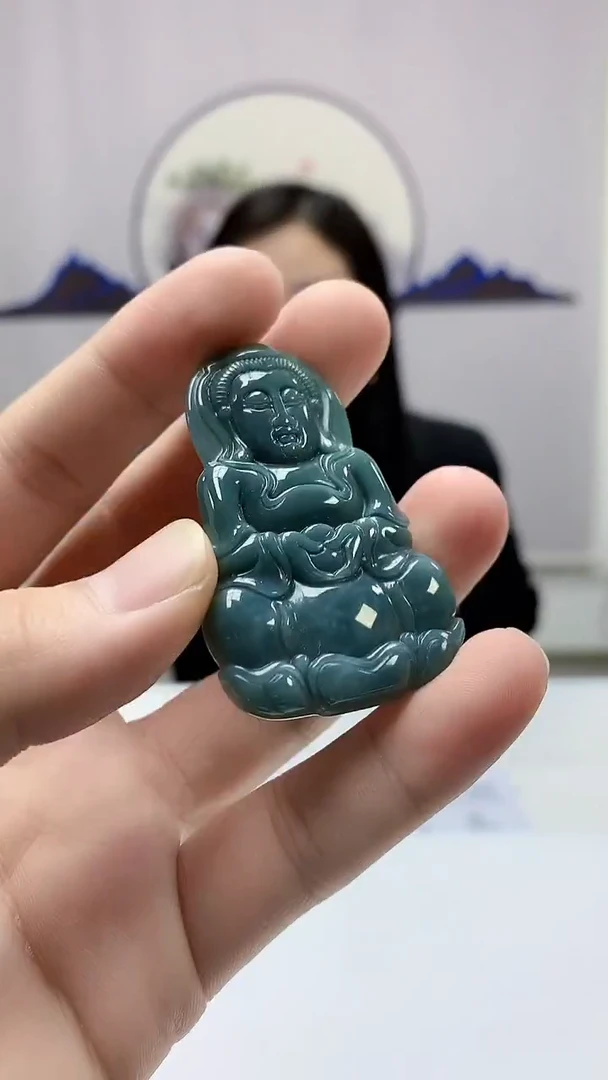 【闪购商品】翡翠颈饰未镶嵌4852bb-jj挂件1