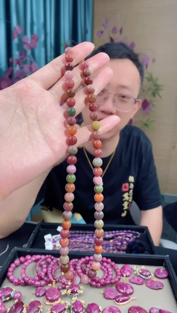 玛瑙/玉髓项链未镶嵌218盐源玛瑙