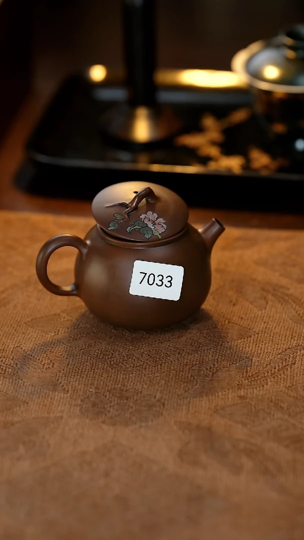 【闪购商品】雲梦茶器紫陶小壶7033