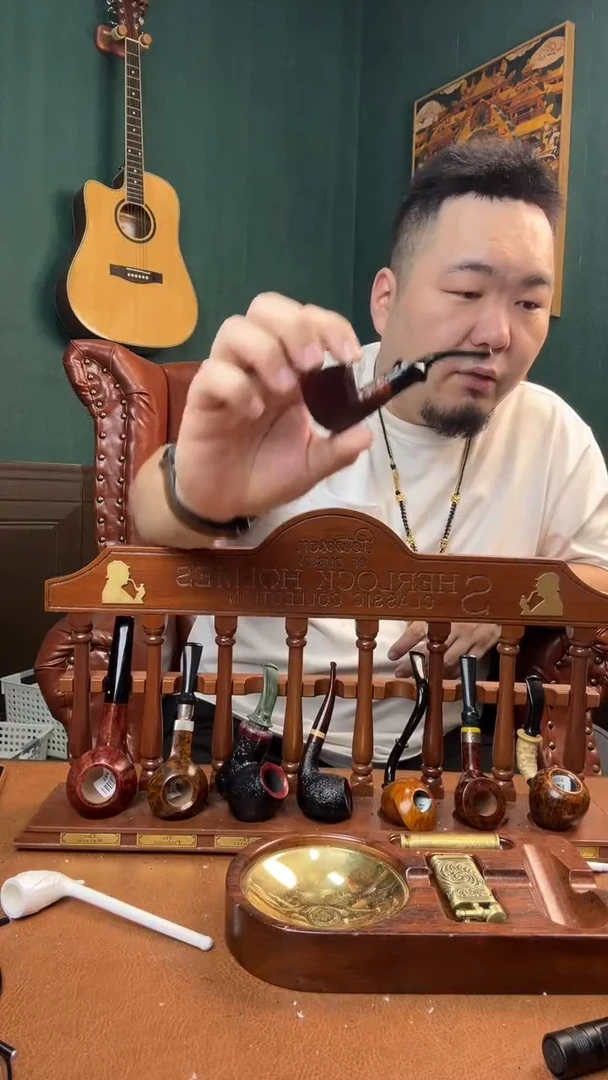 石楠木木雕款意大利进口石楠木烟斗
