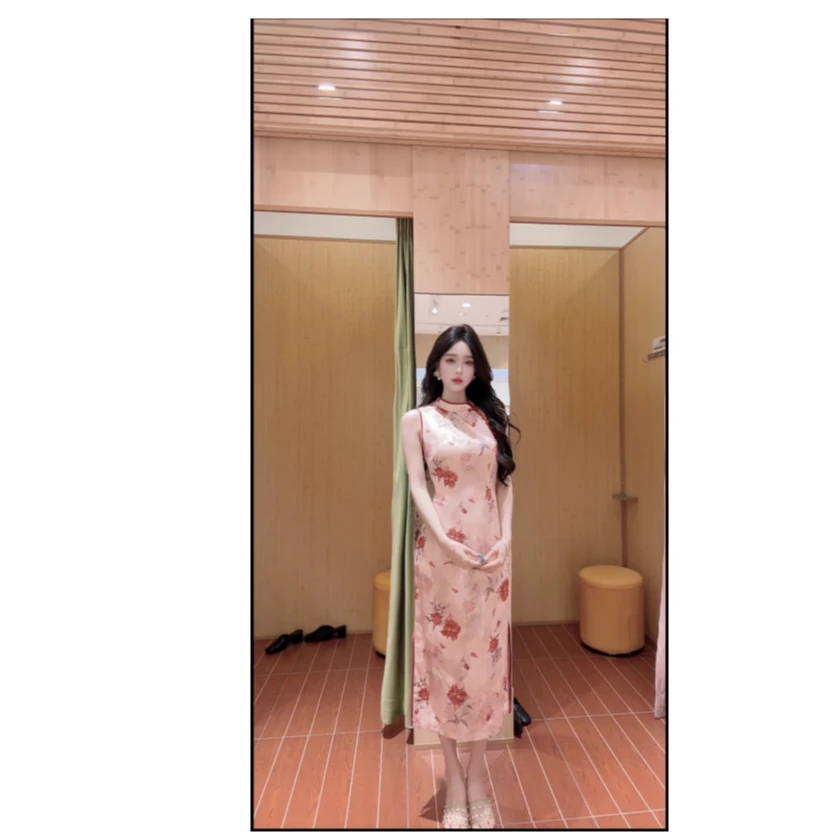 IEF/爱依服2025新款夏季收腰显瘦中国风复古气质旗袍