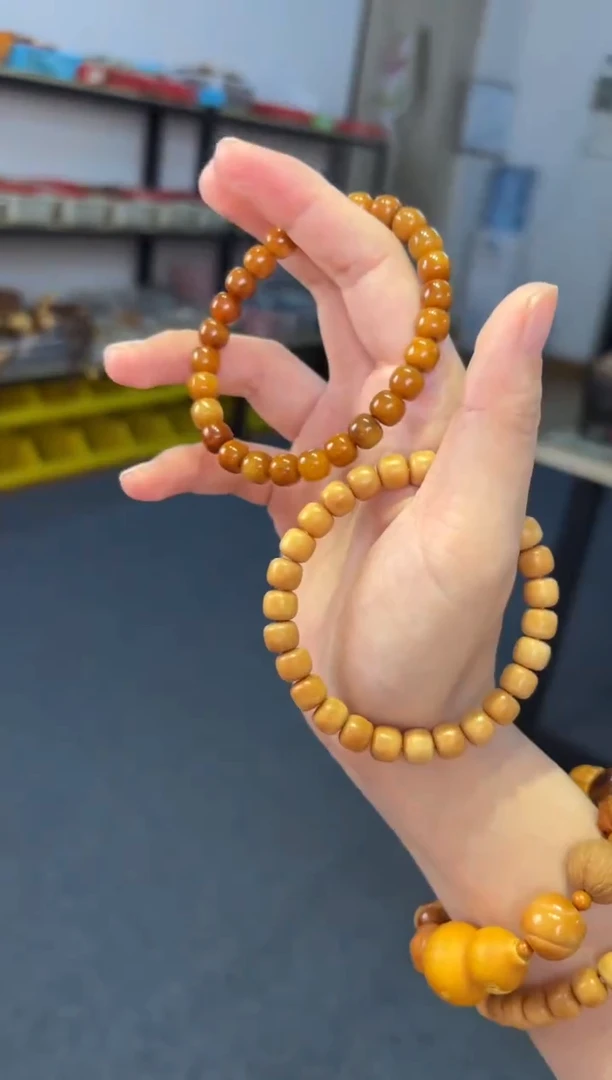 吊坠菩提根/象牙果7*8mm龙脊菩提素圈