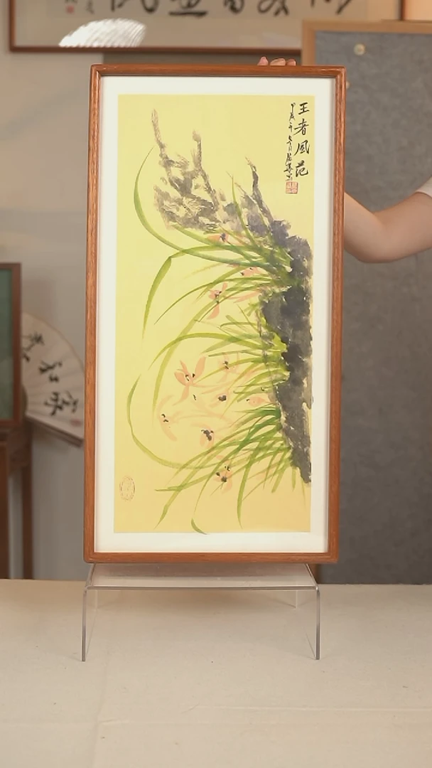 国画张丽华 竹子画二尺hk