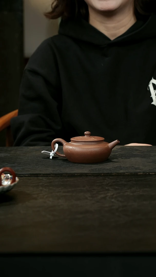 茶壶紫砂壶小生全手玉成窑扁灯刻绘