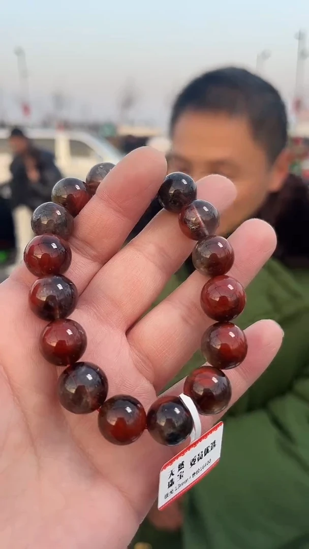 【闪购商品】水晶手链未镶嵌天然极光手串多样性发一13mm