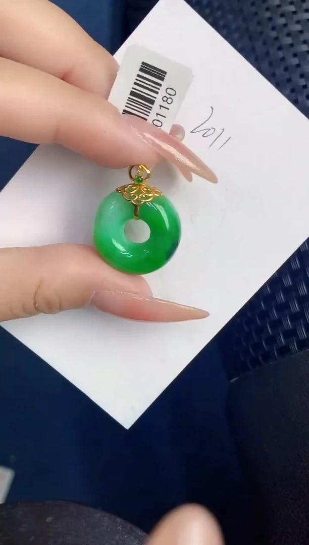 【闪购商品】翡翠颈饰18K金镶嵌000000000