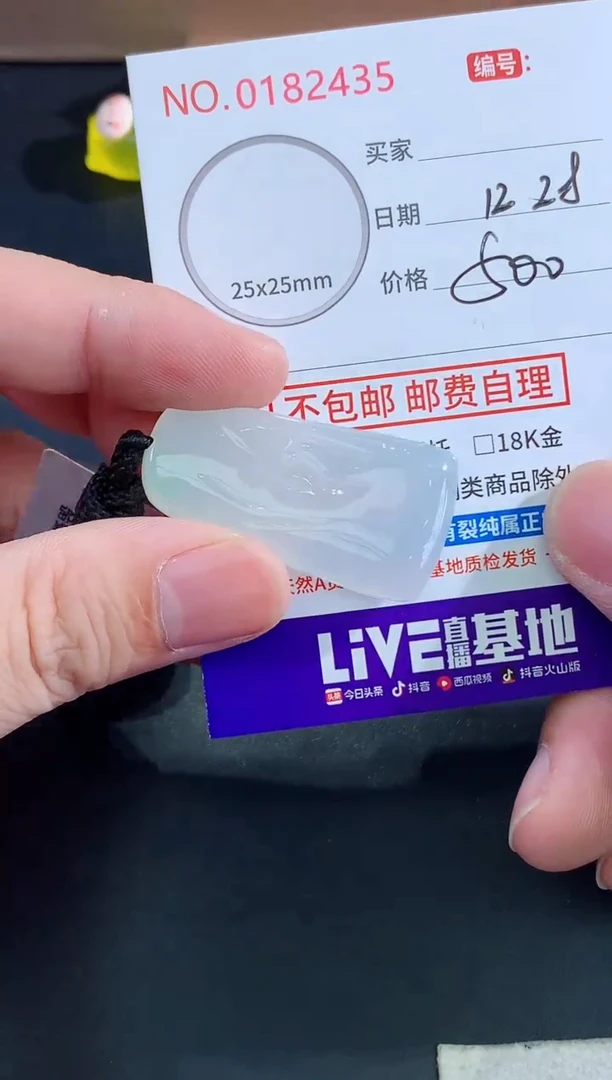 颈饰未镶嵌翡翠尐*瞳天然缅甸A货翡翠