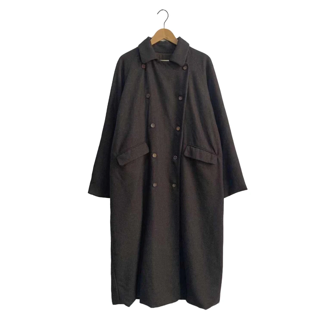 左岸迷香 秋冬上新 长外套 Z24FW8002 小众文艺 复古气质舒适美丽