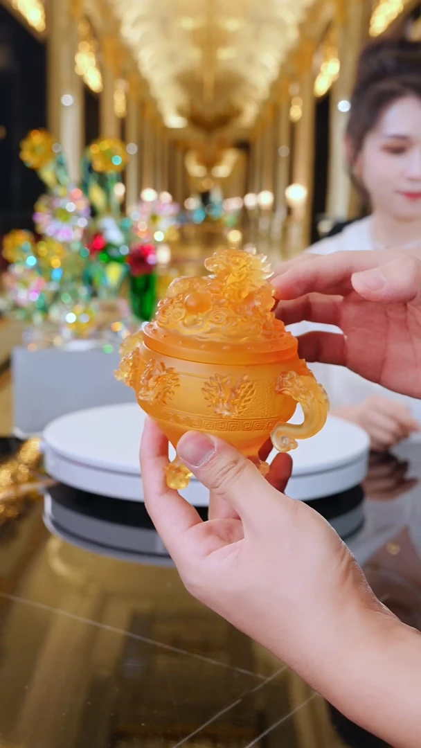 琉璃AJ1212321香炉艺术摆件
