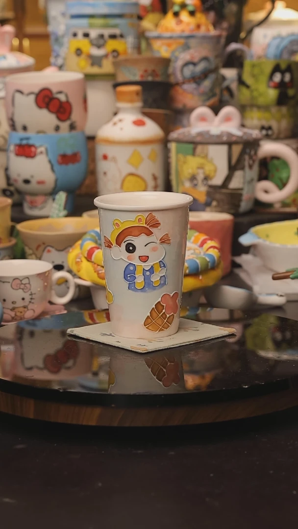 景德镇釉下彩绘设计师款式陶瓷