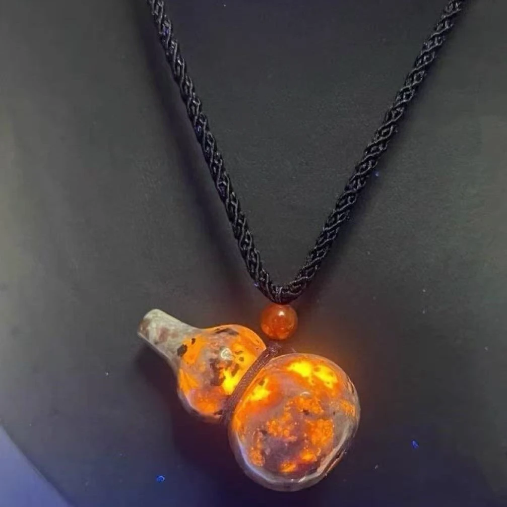 非金属珐琅项链 【官方正品】火灵石葫芦项链