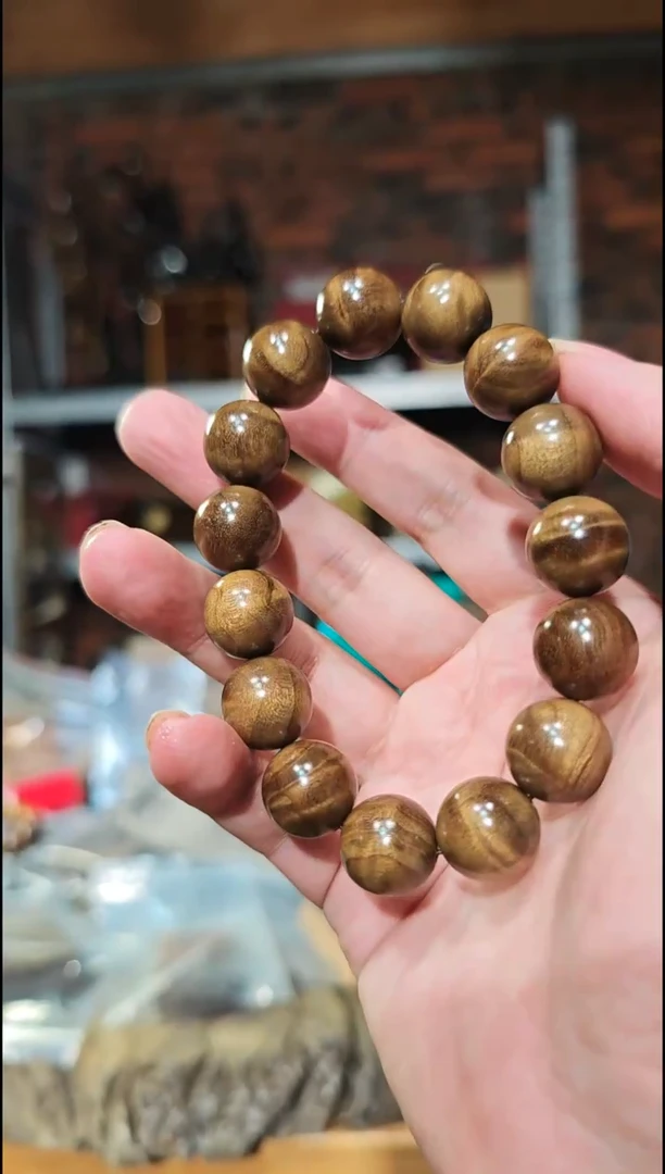 金丝楠1.5阴沉黄水波单圈