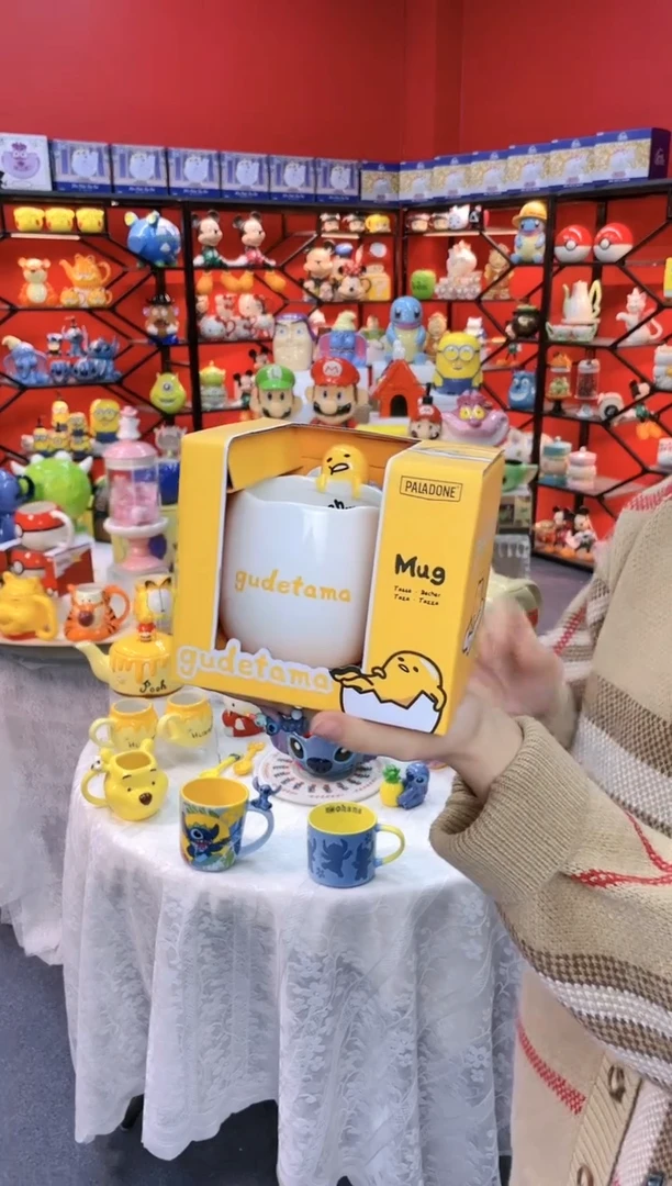 【闪购商品】1@@蛋黄哥陶瓷杯（原盒）