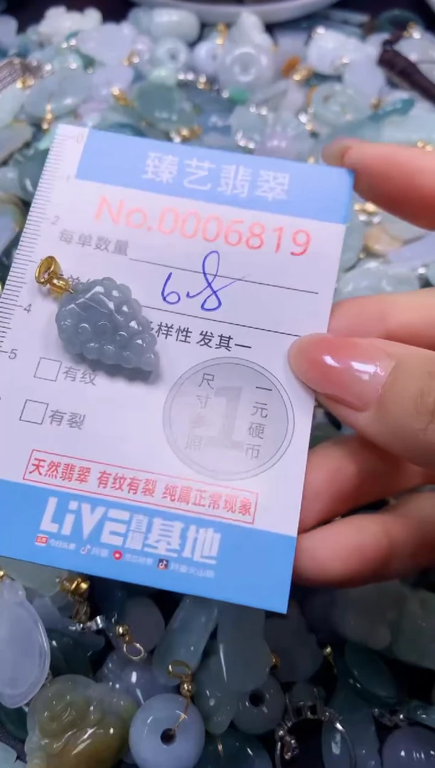 颈饰未镶嵌翡翠6819