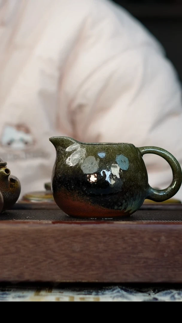 茶壶紫砂宴****陈柴烧紫砂 公道240cc