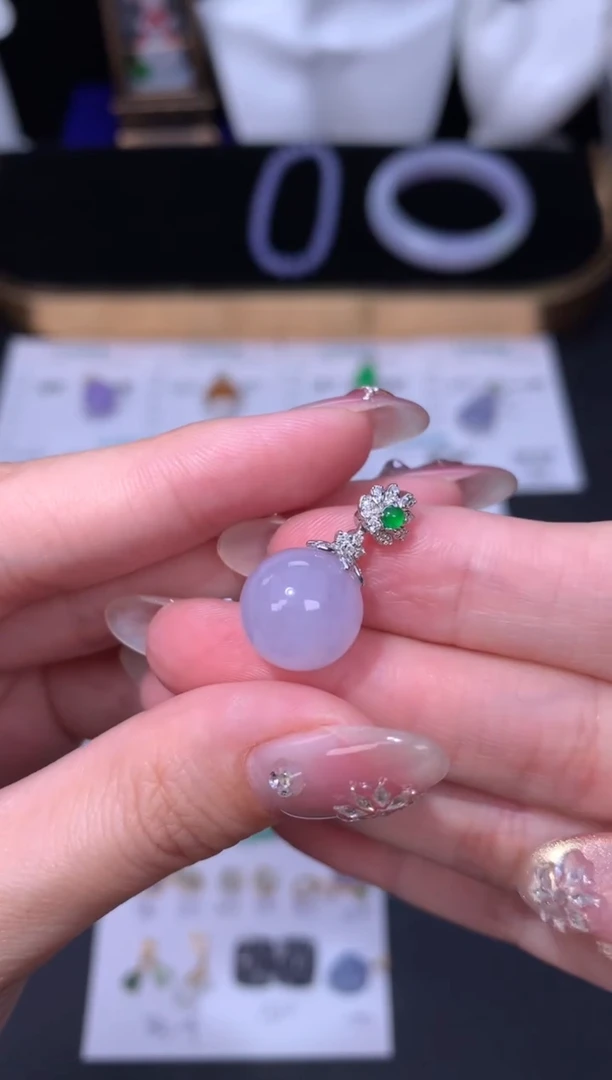 18K金镶嵌定制翡翠48小时鉴赏期 退货不扣服务费