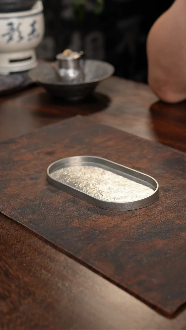 纯锡全手原色加厚小椭圆