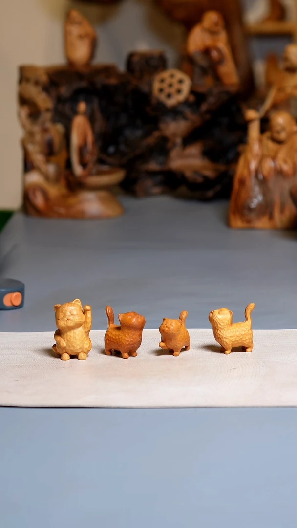 木四个黄金檀猫..