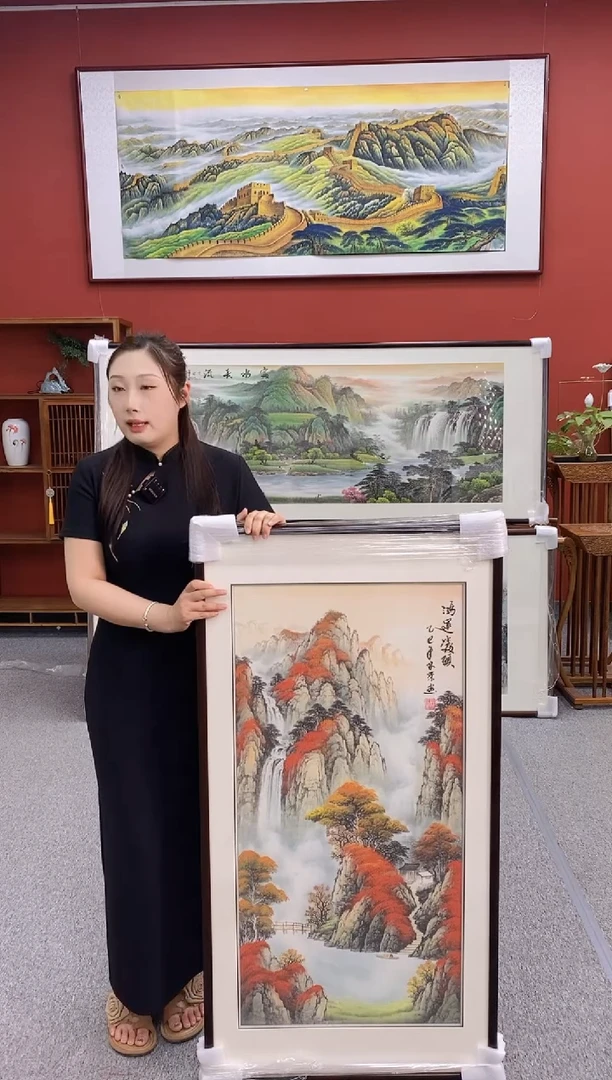 国画鸿运当头125*65