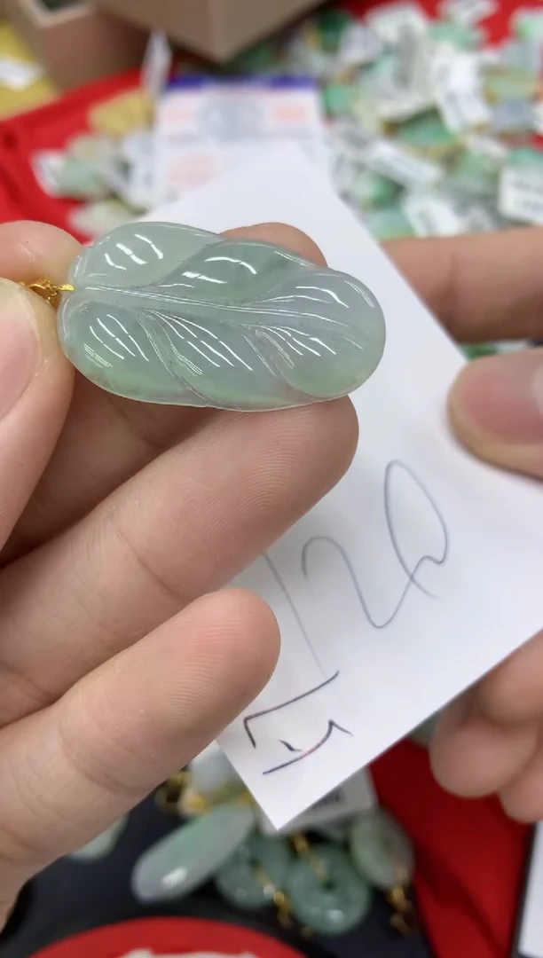 【闪购商品】翡翠颈饰18K金镶嵌号链接111111111