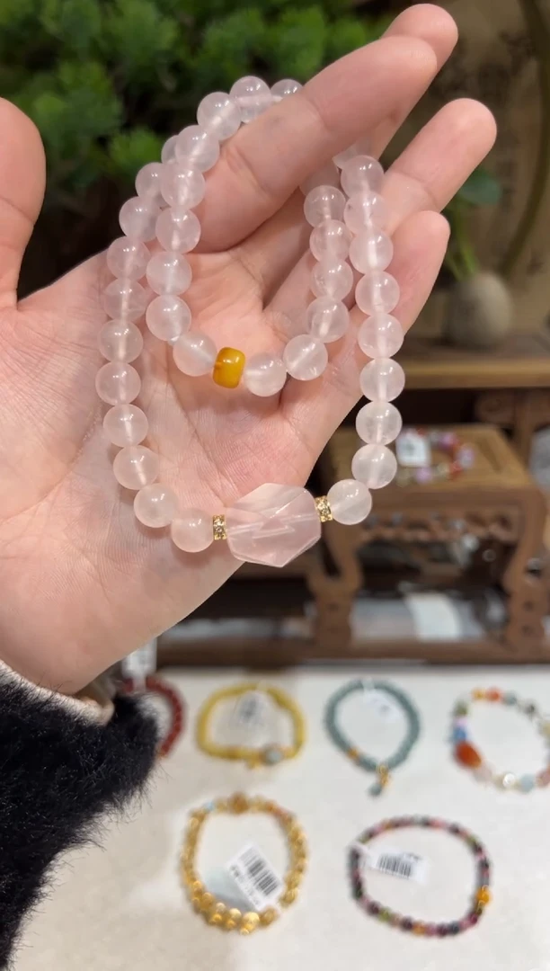 未镶嵌手绳水晶手饰@@