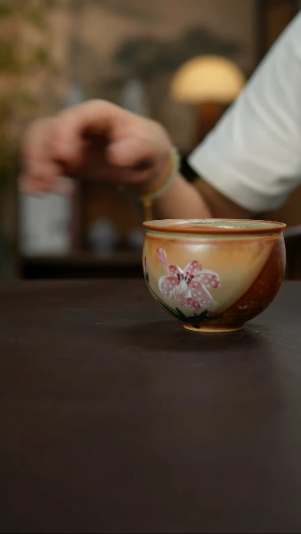 杯景德镇陶瓷杯碗柴烧多人