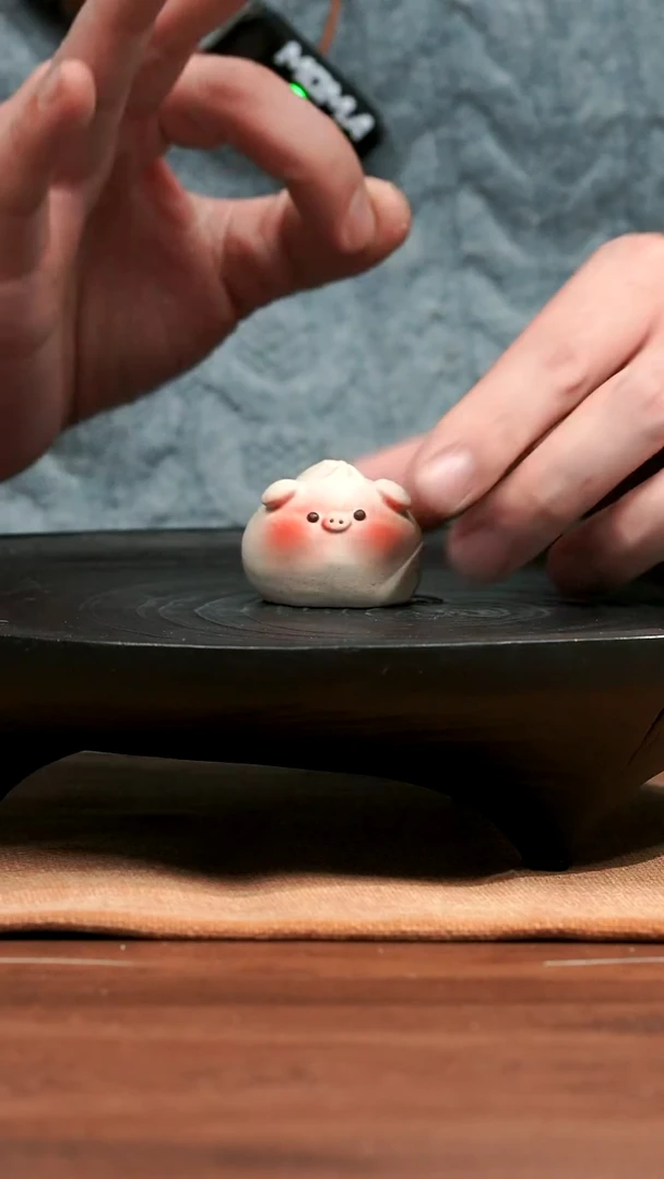 【闪购商品】紫砂茶宠茶宠-小猪包