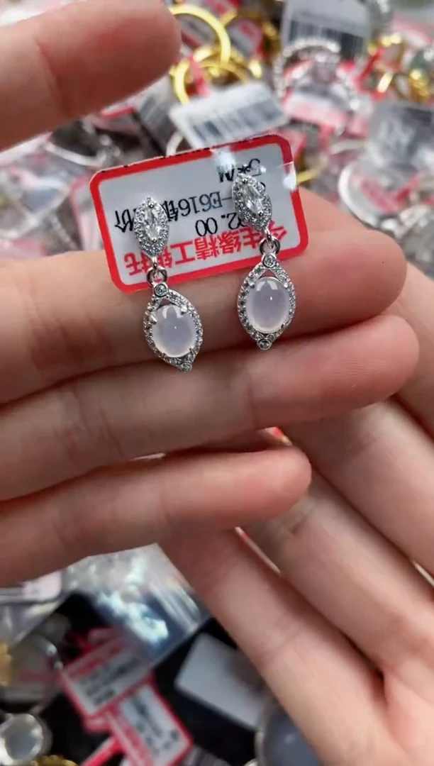 银S925镶嵌戒指翡翠2222-----5