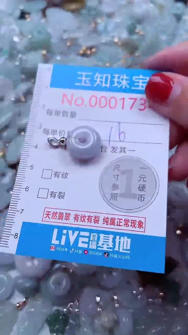 吊坠(不含链)未镶嵌翡翠1734