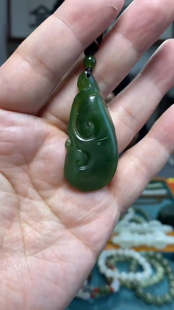 颈饰未镶嵌和田玉5