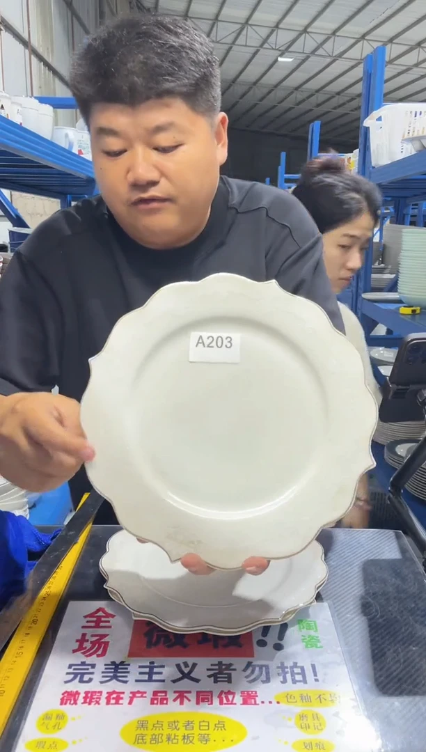 盘A203  大盘子 3只装