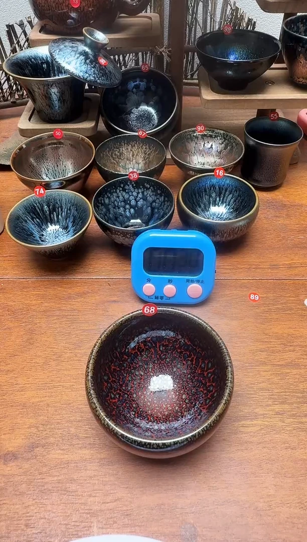 茶盏杰****材68号建盏工匠茶器
