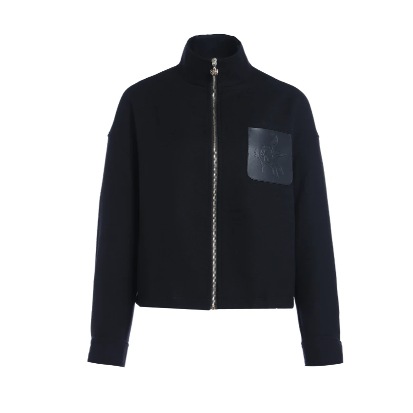 时尚百搭冬季新款绵羊毛外套秋冬