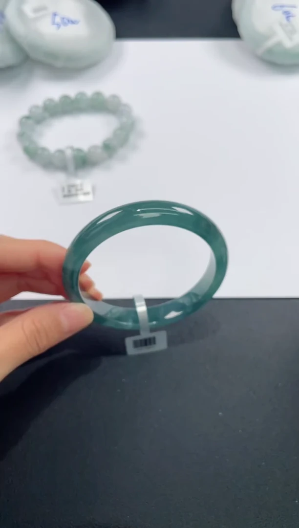 未镶嵌定制翡翠基地发货H 8453 58+