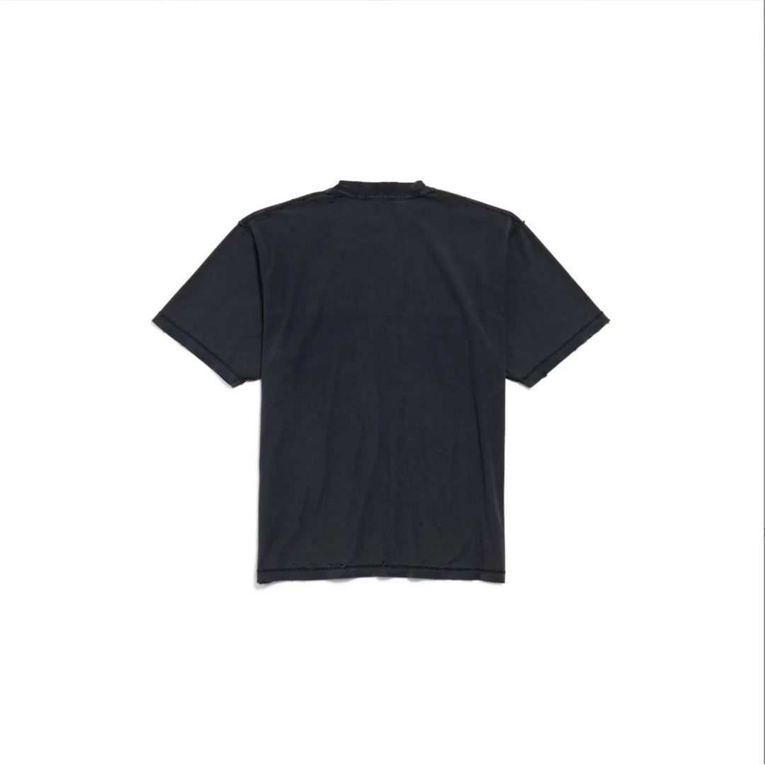 【洲洲专属】6863原创设计潮牌轻奢全棉刺绣重磅时尚短袖男款T恤