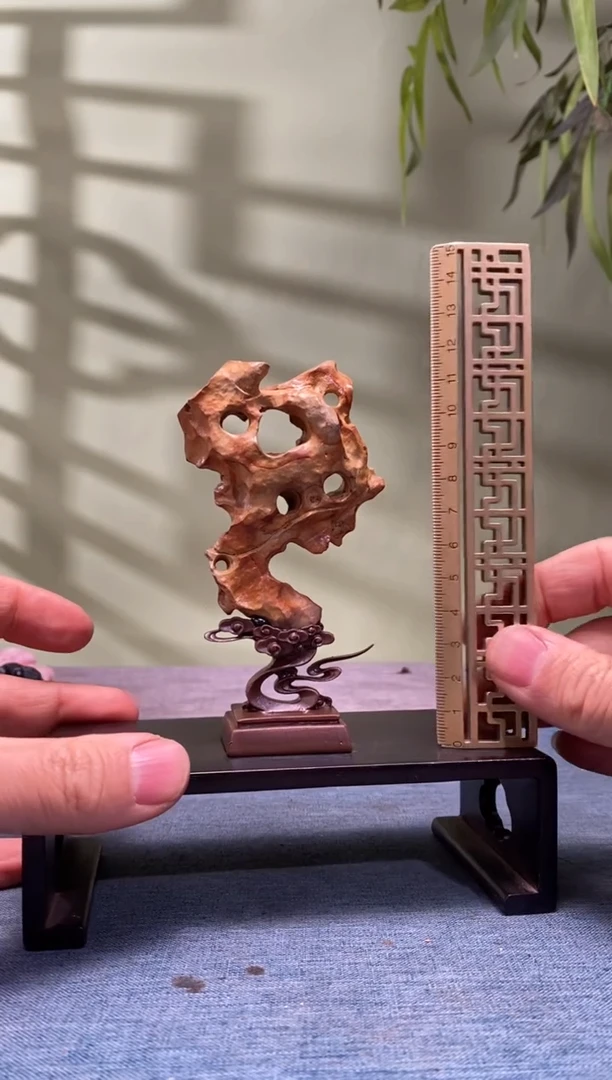 石材树脂底座 石头是青州玲珑石