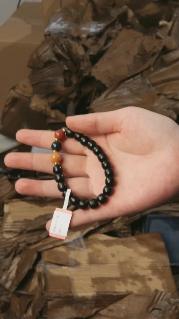 檀香紫檀（小叶紫檀）无事牌成品木串4