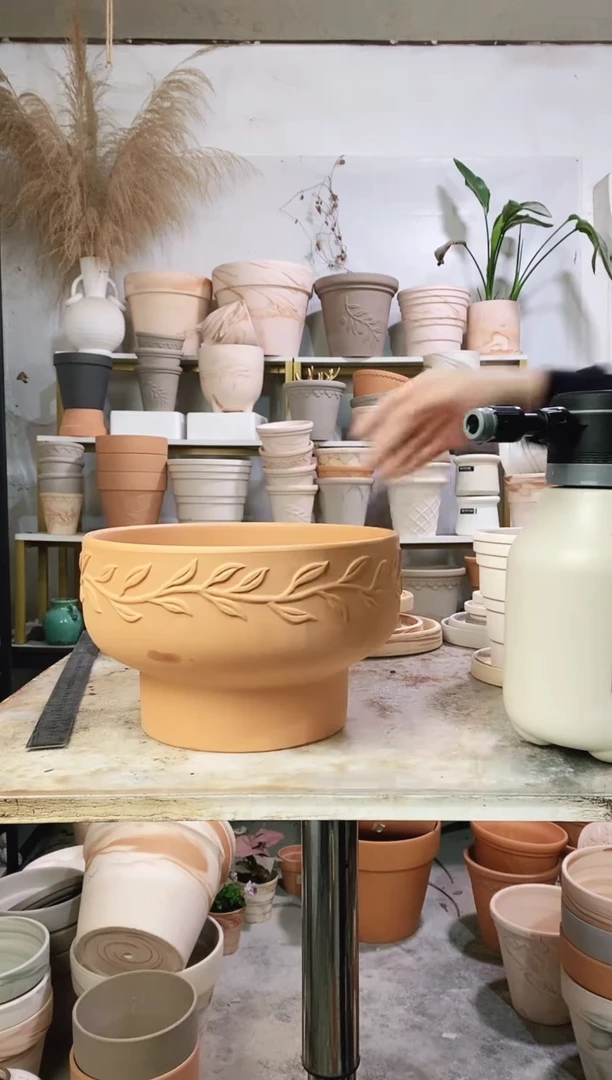 25*16红陶火锅矮盆 1盆无托