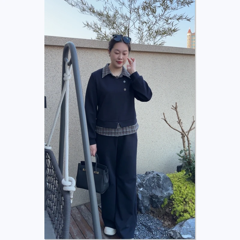 妈妈春秋外套洋气休闲上衣2025新款中老年运动服套装女春装两件套