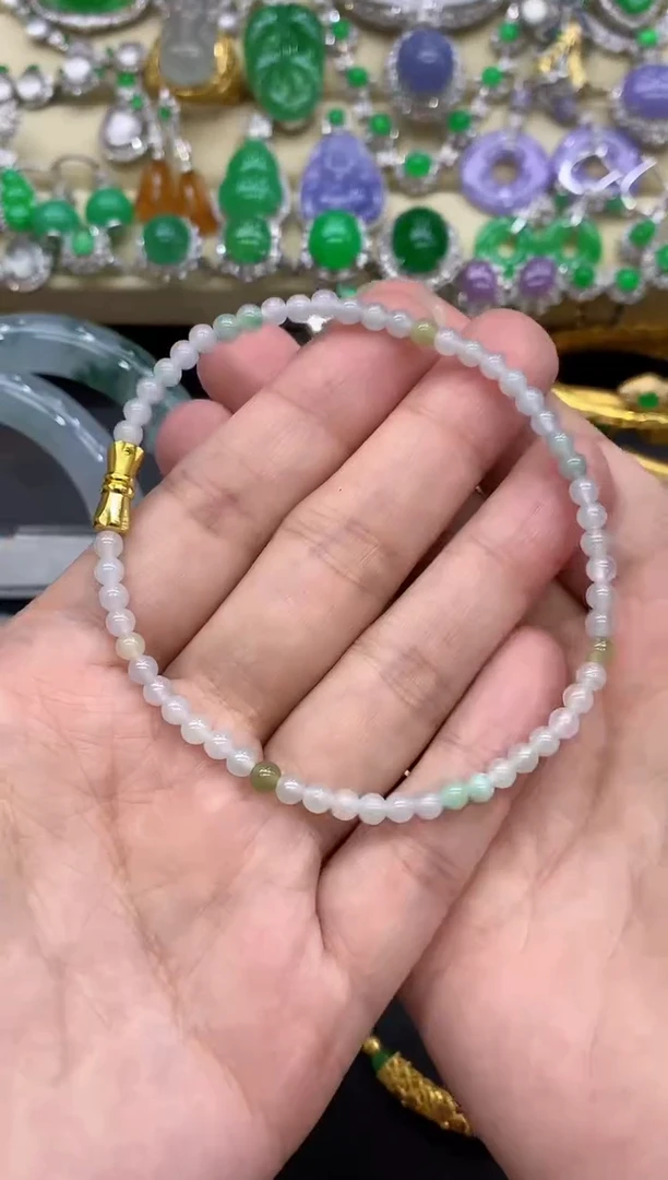 未镶嵌手串翡翠86-中国好珍宝
