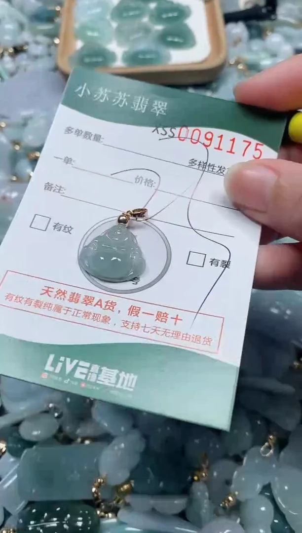 【闪购商品】翡翠颈饰未镶嵌闪购商品0091175