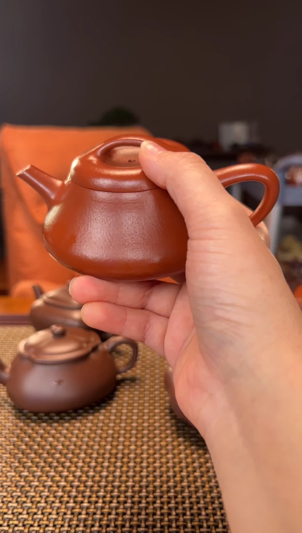 茶壶紫砂大红袍 影瓢